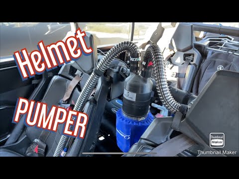 Helmet Air Pumper System Install