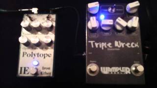 Video thumbnail for Wampler Triple Wreck - Iron Ether Polytope - with Drums - Guitar Demo by MrExcane