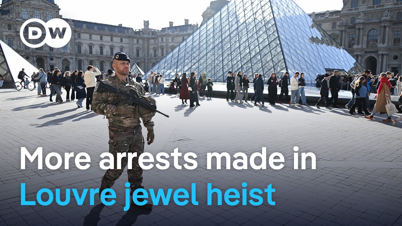 Five new suspects arrested over Louvre heist | DW News