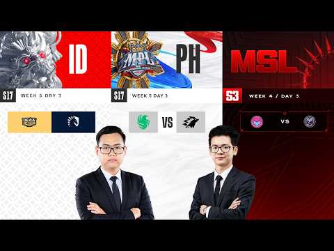 [OFFICIAL RESTREAM] MSL(S3) MPL ID/PH/MY (S17)-W5D3 [PART-8] 🇲🇲LIVE🔴