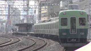 preview picture of video '【京阪電鉄】2400系2456F普通出町柳行@土居('13/03)'