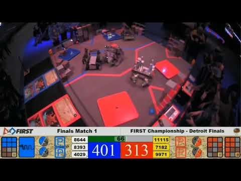FTC Relic Recovery Detroit Championship Event Finals Match 1 - Livestream