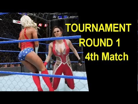 WWE 2k18 Tournament Round 1 - 4th Match Dana Brooke vs Stephanie McMahon