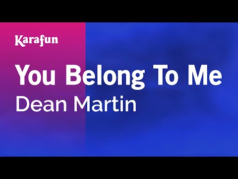 Download 01 Dean Martin You Belong To Me Mp3 Dan Mp4 2019 Kaily Mp3