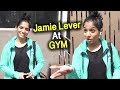 Johnny Lever Daughter Jamie Lever In GYM Outfit Interacted With Media Outside GYM