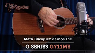 Video thumbnail for Takamine G Series GY11ME Demo by Mark Blasquez by Takamine Guitars USA