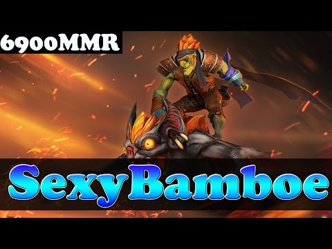 Dota 2 - SexyBamboe 6000 MMR Plays Batrider - Ranked Match Gameplay!
