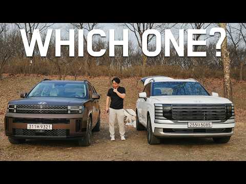 Palisade or Santa Fe? 2026 Hyundai SUVs Compared Side-by-Side! Exterior & Interior Explained