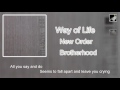 Way of Life with lyrics by New Order