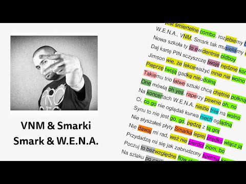 VNM & Smarki Smark & W.E.N.A. - Śmiertelna Kombinacja | Rym za rymem