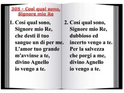 305 Così qual sono, Signore mio Re - Innario Chiesa Cristiana Avventista del Settimo Giorno 2014