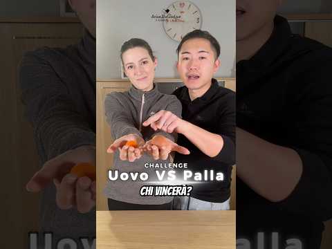Challenge: Uovo VS Palla! Chi vincerà? #challenge #giochi #risate #shorts #AsianItalianLove