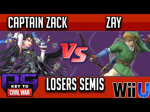 PG Key to Civil War LOSERS SEMIS - Captain Zack (Bayonetta) vs Zay (Link)