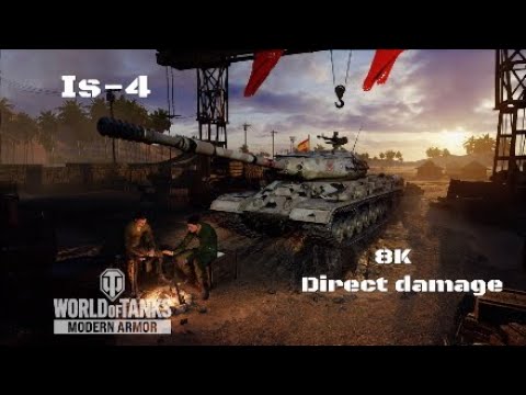 Is-4 in Pilsen:8K direct damage :Wot console - World of Tanks