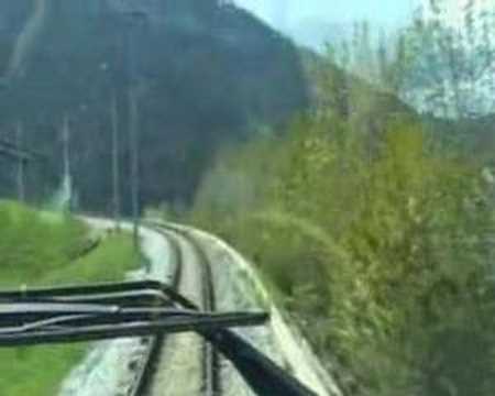 GoldenPass Panoramic train ride with driver's view