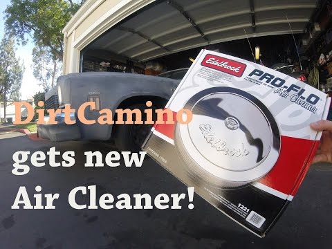 Instaling Edelbrock Air Cleaner | Poland Garage