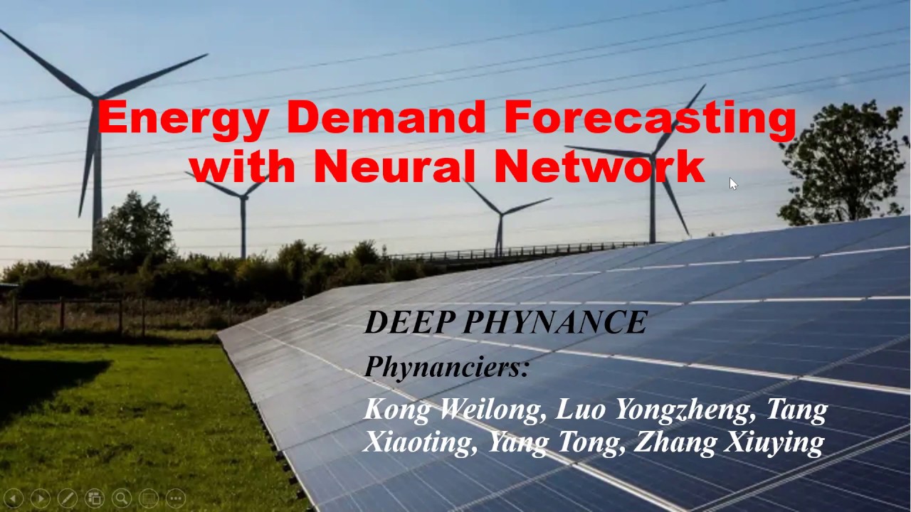 Deep Phynance - Energy Demand Forecasting with Neural Network