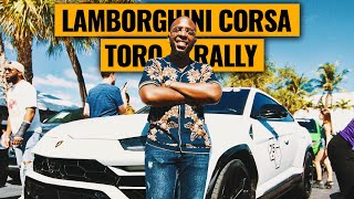 Corsa Toro Rally 2022 Experience! Lamborghinis Shut Down Miami - PART 1
