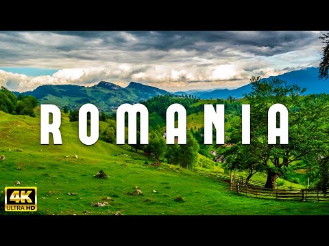 FLYING OVER ROMANIA (4K UHD) - Peaceful Music With Scenic Relaxation Film To Play || Dreame Relax