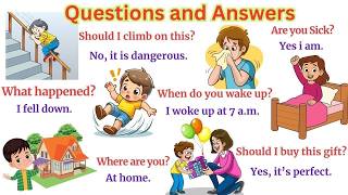 200 Questions and Answers | English Speaking Practice for Beginners | Daily English Conversation