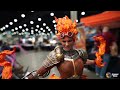 Magic The Gathering Chandra Nalaar Premium Statue Lighting Up The Stage At Los Angeles Comic Con