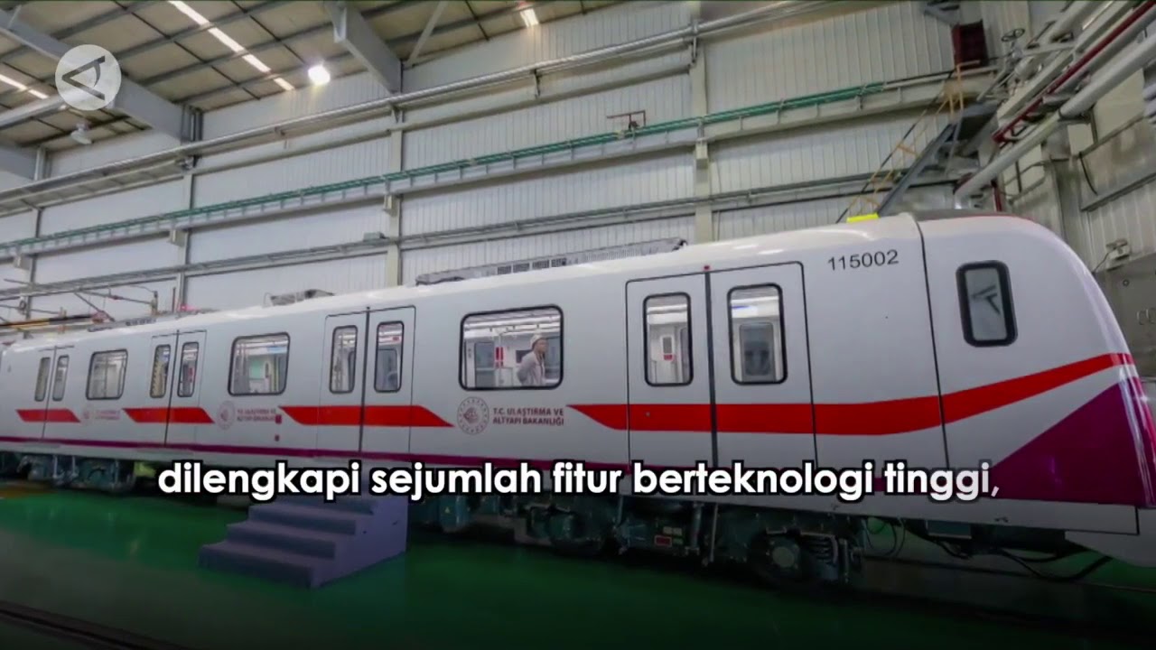Kereta metro otonomos buatan China untuk Turki tuntas diproduksi