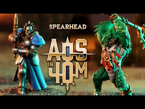 ROAR! Seraphon vs Stormcast - Age of Sigmar in 40 Warhammer Battle!