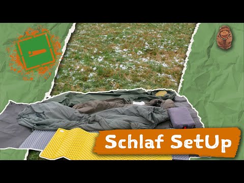 Mit diesen SetUp Schläfst du immer und Überall gut! | Schlafsack, Biwaksack, Isomatte, Kopfkissen