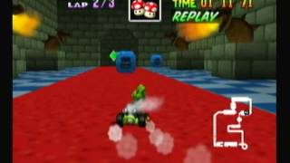 Mario Kart 64 - Bowser's Castle 1lap 43"94