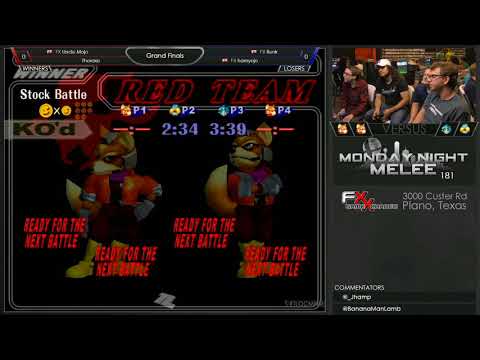 MNM 181 - Uncle Mojo + Thoraxe vs hamyojo + Bunk - Grand Finals Melee