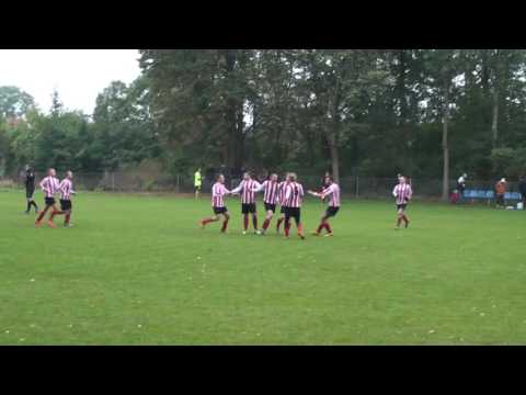 Zieloni Gaj Mały - Warta Sieraków gol na 1-1