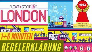 Next Station London Regeln Anleitung Flip & Write Nominiert Spiel des Jahres 2023