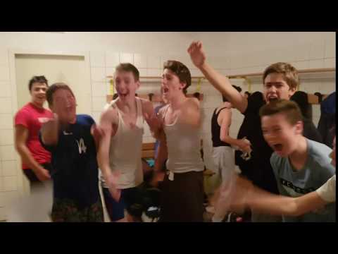 Slavlje u svlačionici - PRVACI ZADARSKE ŽUPANIJE U ODBOJCI 2016./2017.