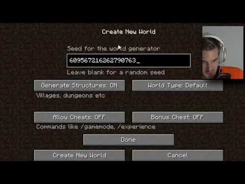 Pewdiepie Shows his Minecraft seed finaly! *tell me where all epic stuff is