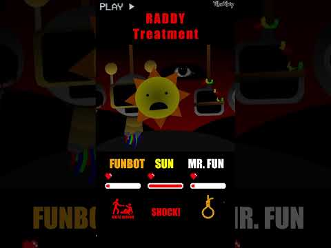 HP Bar Funbot Sun Mr. Fun in Different TREATMENT Mods! #sprunki  #incredibox