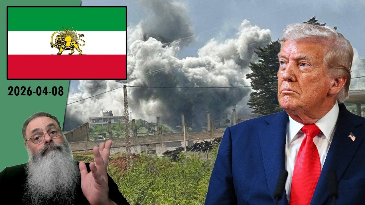 #Irã 2026-04-08: CESSAR-FOGO muito ESTRANHO, com TODO MUNDO ATACANDO e o ESTREITO de ORMUZ FECHADO