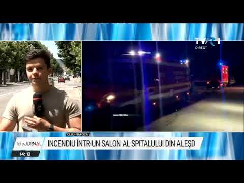 Incendiu într-un salon al spitalului din Aleșd