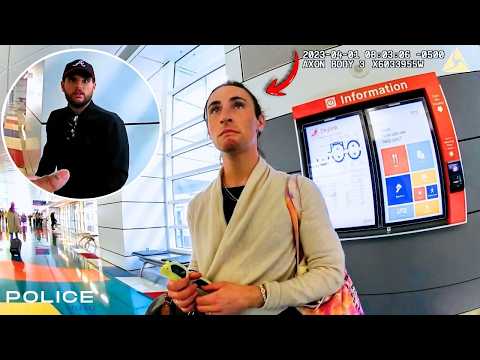 Police Surprise Couple at Airport After Stealing Designer Wallet