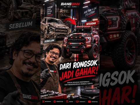 Ford double cabin ini datang ke bengkel Paman kayak baru pulang dari petualangan seru! 😅 Dari lumpur sampai penyok, sia...