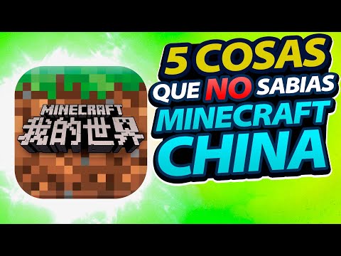 Miguel Gamer - 5 THINGS YOU DIDN'T KNOW about MINECRAFT CHINA