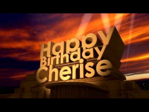 Happy Birthday Cherise