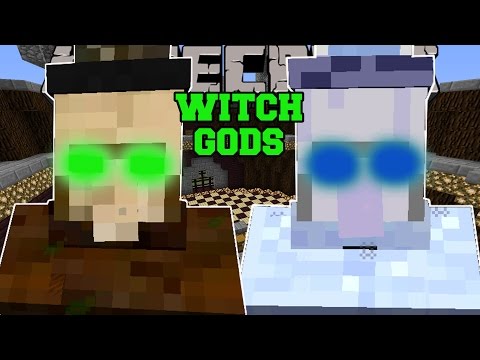 Minecraft: WITCH GODS! (WITCHES WITH UNTOLD POWERS!) Mod Showcase