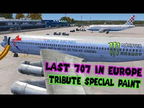 Last Boeing 707 in Europe - Special Paint FSX HD