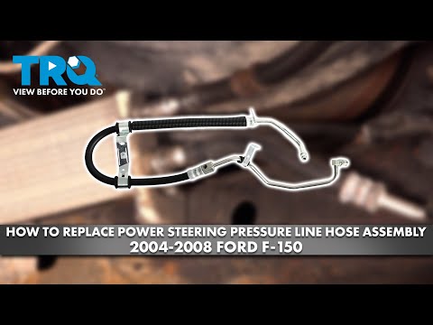 How to Replace Power Steering Pressure Line Hose Assembly 2004-2008 Ford F-150