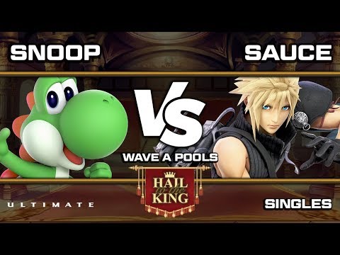 Hail To The King 3: Sugoi | Snoop (Yoshi) vs Sauce (Cloud) - Wave 1