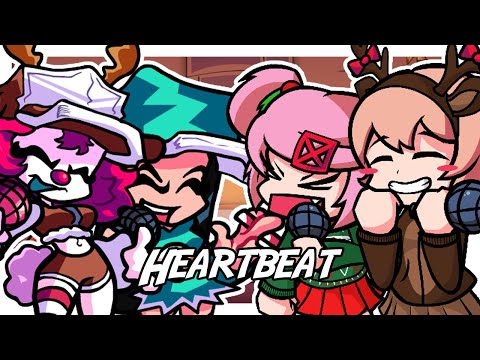 FNF Heartbeat but it's Skarlet Bunny/Cassette Girl/Sayori/Natsuki