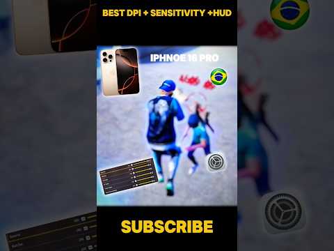 📱IPHNOE 16 PRO  || Free Fire Best Dpi + Sensitivity + Hud 🇧🇷