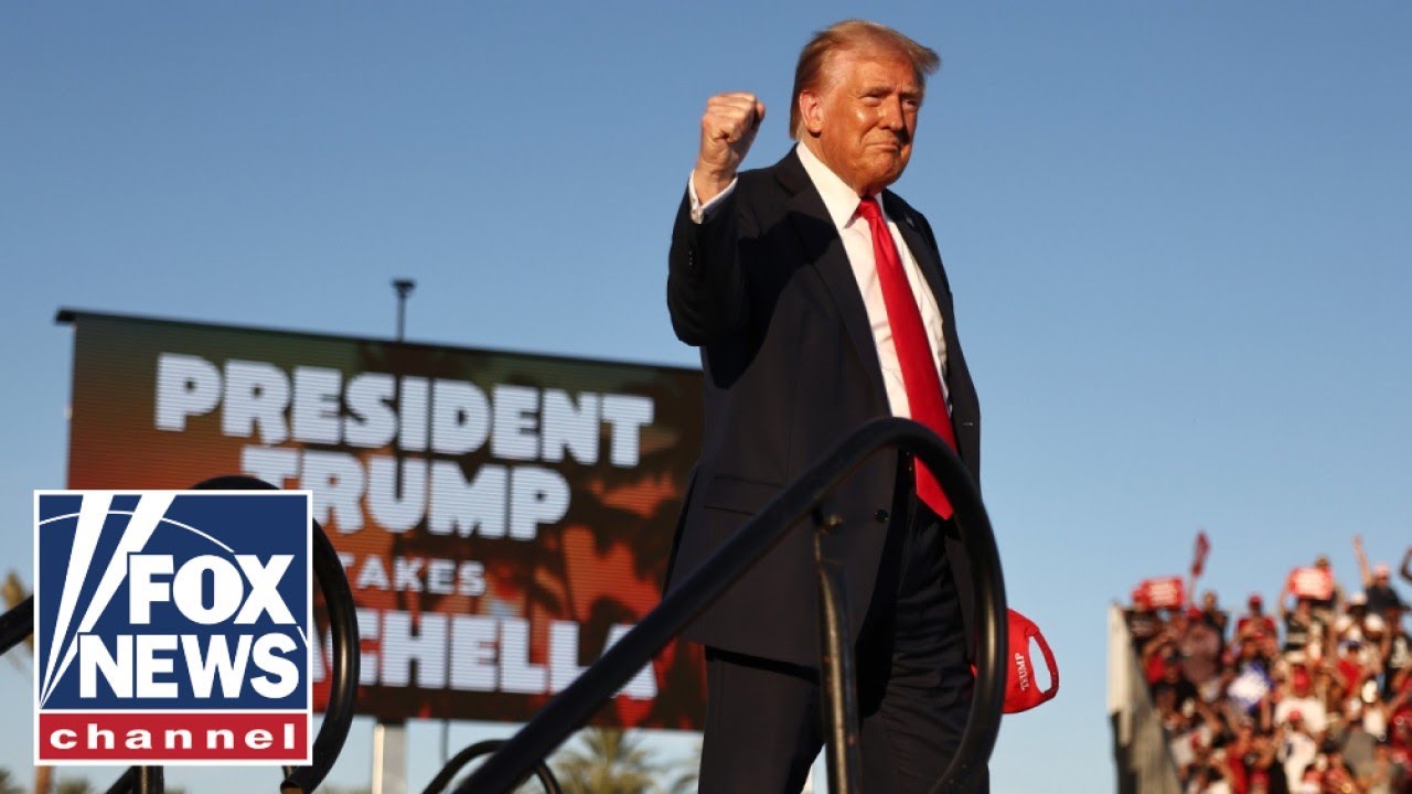 Armed man arrested outside Trump's Coachella rally