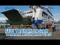 Evakuasi Feri Penyeberangan Tabrak Pagar Taman Alun Kapuas Pontianak