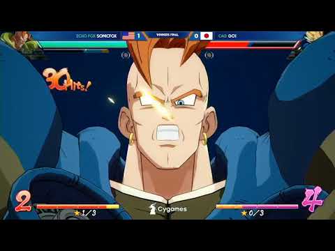 EVO2018 - Dragonball Fighters Z - Echo Fox | SonicFox vs CAG | GO1 - Winners Finals